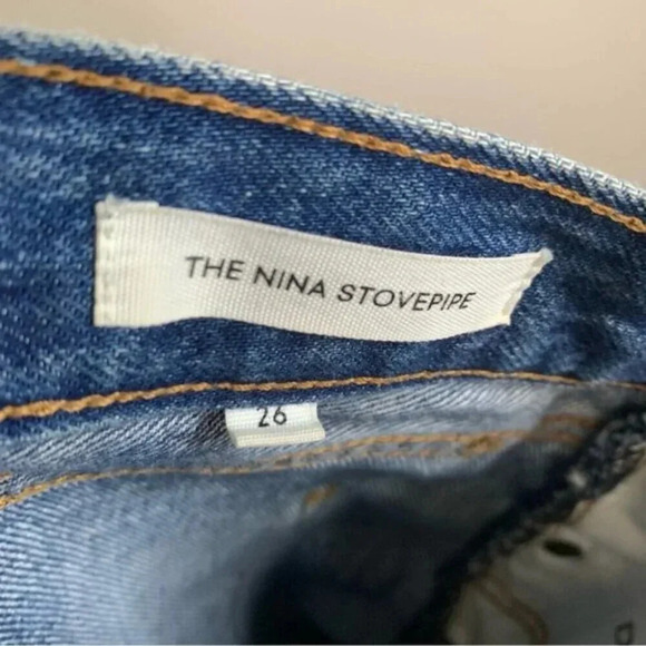 Aritzia Denim Forum Nina Stovepipe Straight Leg 26 - Picture 5 of 15
